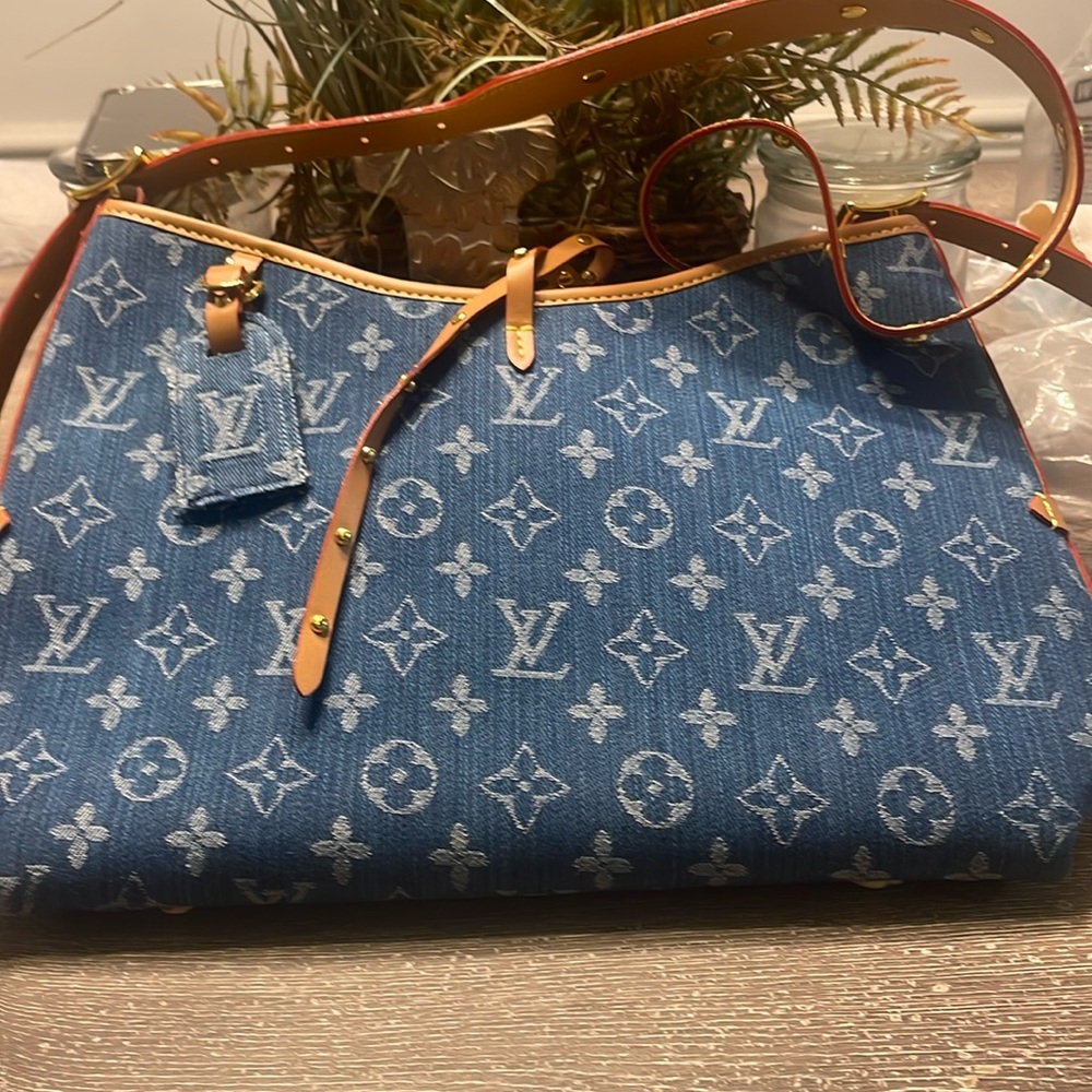 Denim LV bag